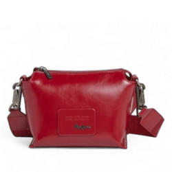 Bolso Pepe Jeans edith glossy rojo estilo bandolera - Querol online
