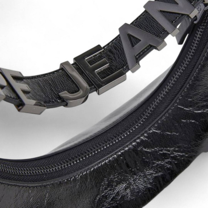 Bolso Pepe Jeans gracey negro de media luna - Querol online