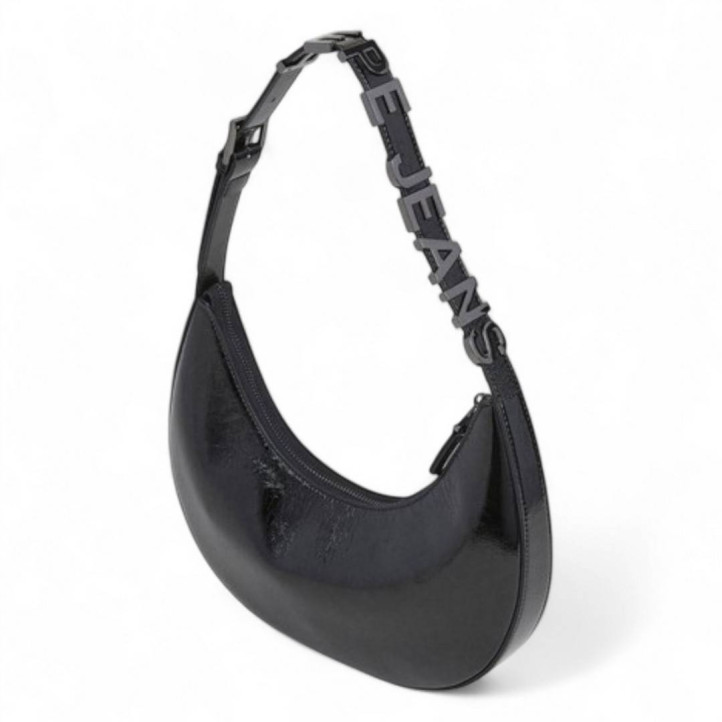 Bolso Pepe Jeans gracey negro de media luna - Querol online