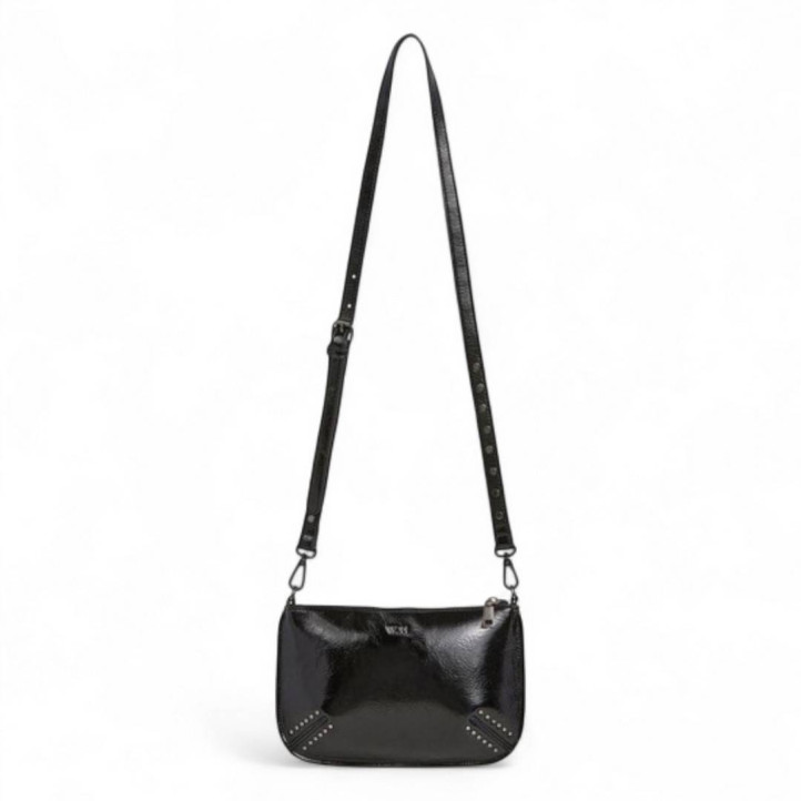 Bolso Pepe Jeans valeria glimmer negro estilo bandolera - Querol online