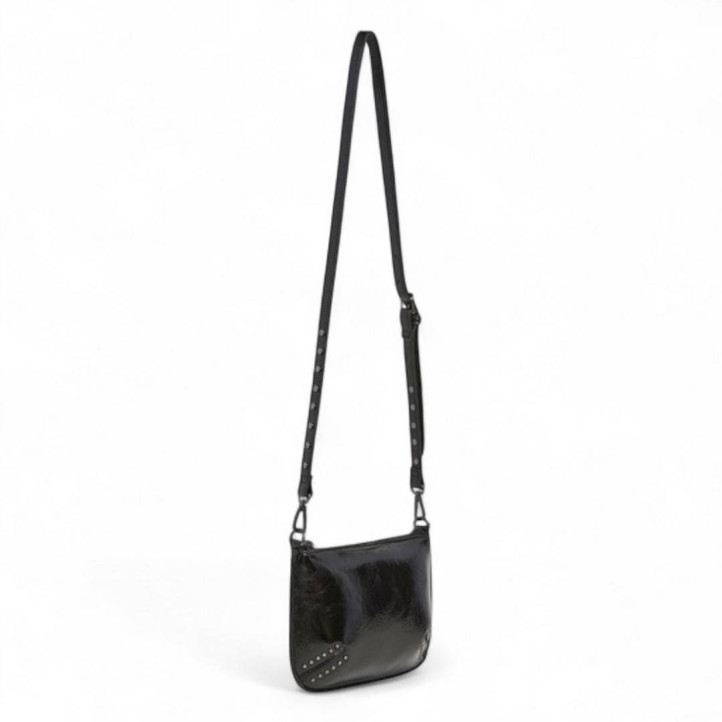 Bolso Pepe Jeans valeria glimmer negro estilo bandolera - Querol online