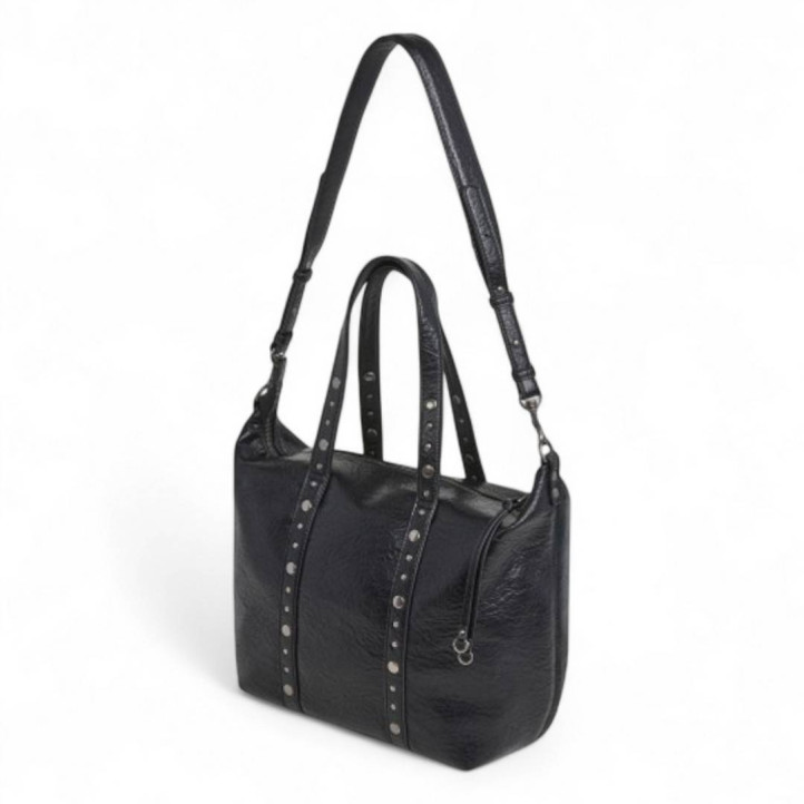 Bolso Pepe Jeans chelsea moon negro estilo bowling - Querol online
