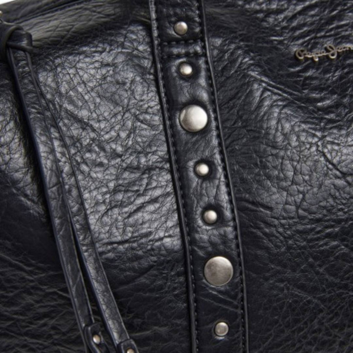 Bolso Pepe Jeans chelsea moon negro estilo bowling - Querol online