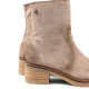 Botins plans Porronet DE PELL SORRA  AMB CREMALLERA DANIELA - Querol online