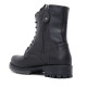 Botines planos Coronel Tapioca marrones de piel con cordones, cremallera lateral y lengüeta alta - Querol online