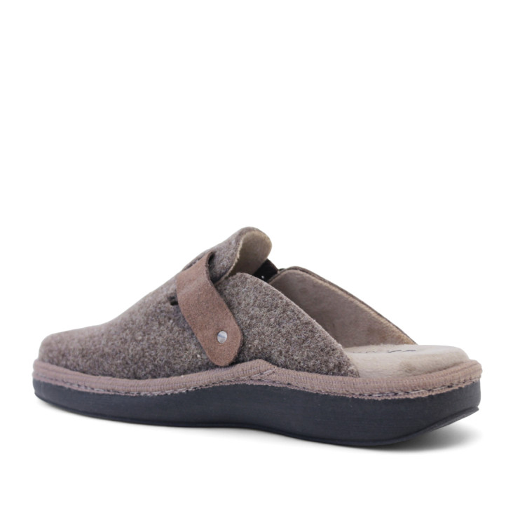 Zapatillas casa Salvi león elfo tabaco marrones - Querol online