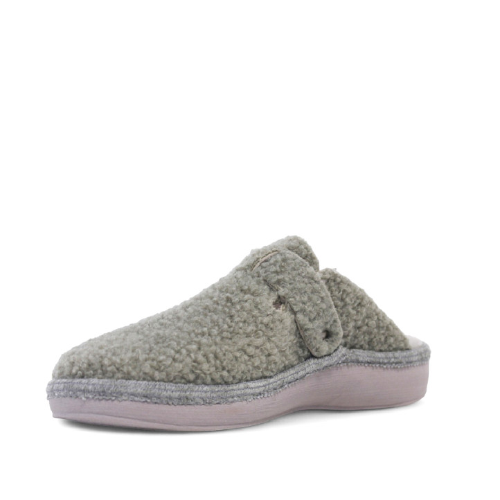 Zapatillas casa Salvi madrid teddy kaki - Querol online