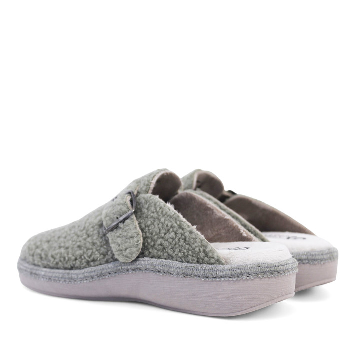 Zapatillas casa Salvi madrid teddy kaki - Querol online