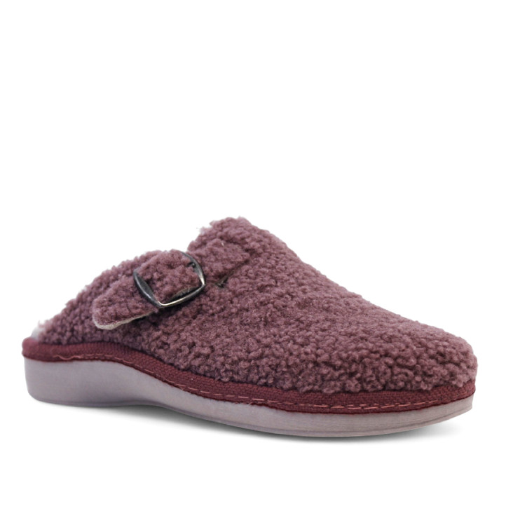 Zapatillas casa Salvi madrid teddy malva - Querol online