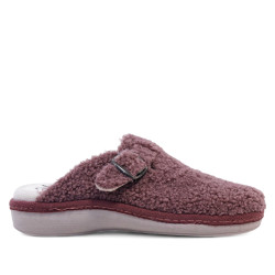 Zapatillas casa Salvi madrid teddy malva - Querol online