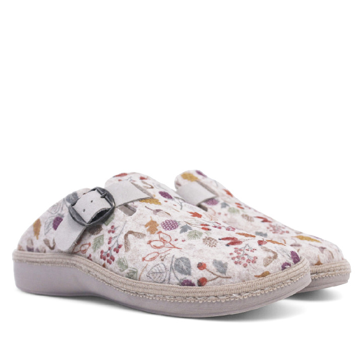 Zapatillas casa Salvi pet arena hojas - Querol online