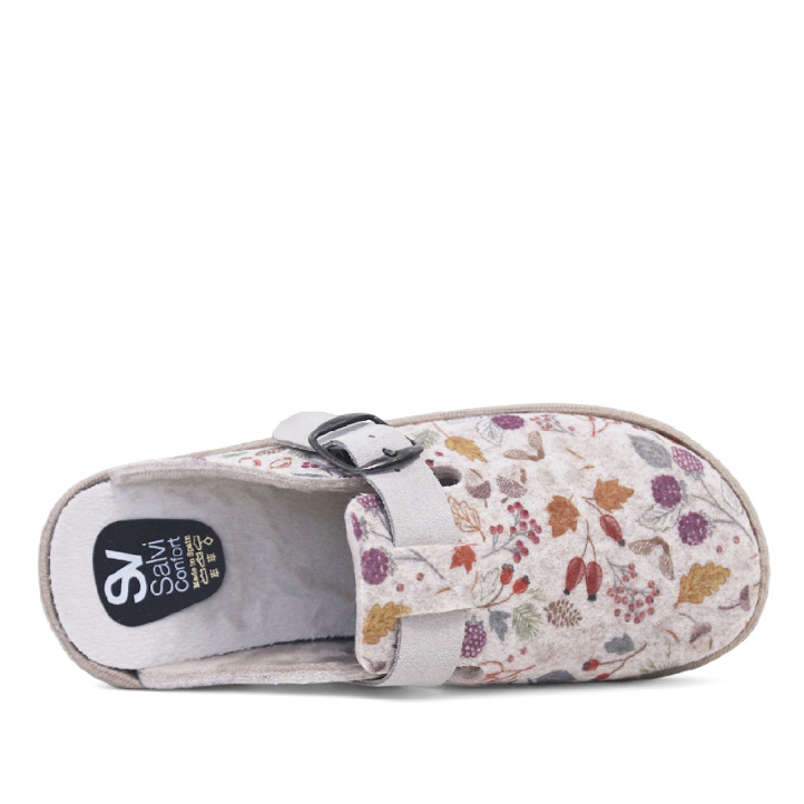 Zapatillas casa Salvi pet arena hojas - Querol online