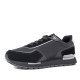 Zapatillas deportivas U.S. POLO ASSN. aron negras con detalles grises y diferentes texturas - Querol online