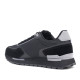 Zapatillas deportivas U.S. POLO ASSN. aron negras con detalles grises y diferentes texturas - Querol online