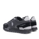 Zapatillas deportivas U.S. POLO ASSN. aron negras con detalles grises y diferentes texturas - Querol online