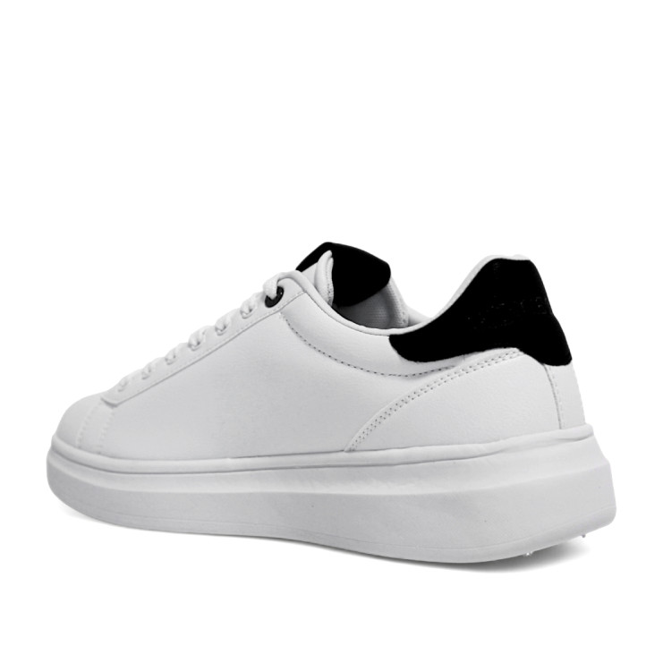 Zapatillas deportivas U.S. POLO ASSN. cody blancas con detalles azules - Querol online