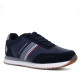 Zapatillas deportivas U.S. POLO ASSN. xirio azules con diferentes texturas - Querol online