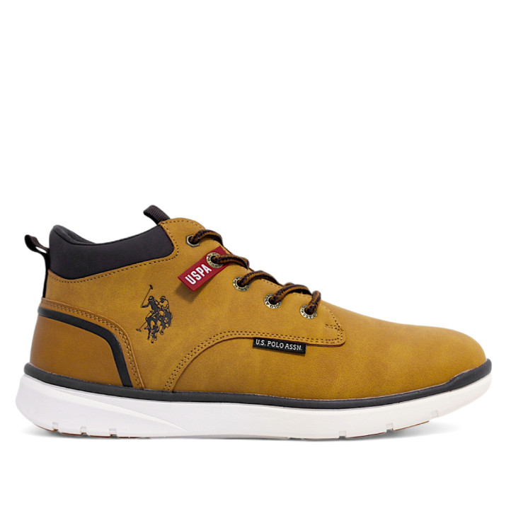 Botines U.S. POLO ASSN. ygor camel con paneles marrones - Querol online