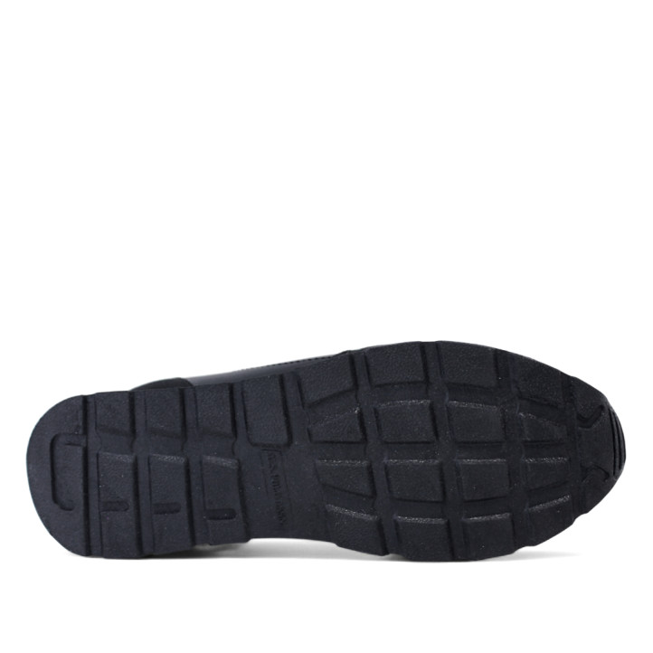 Zapatillas urban U.S. POLO ASSN. kitty negras con detalles rosas - Querol online