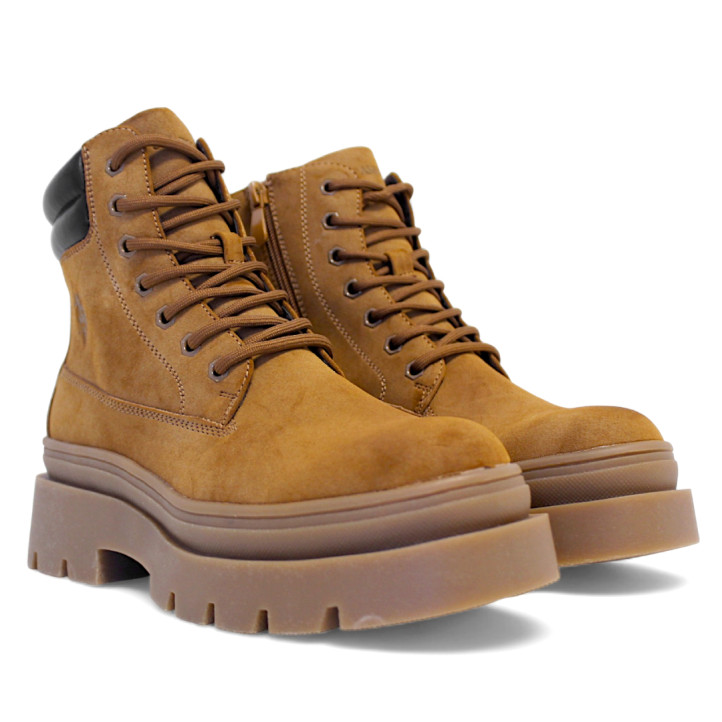 Botines plataforma U.S. POLO ASSN. shona camel con plataforma - Querol online