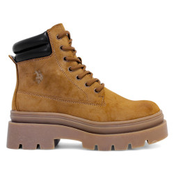 Botines plataforma U.S. POLO ASSN. shona camel con plataforma - Querol online