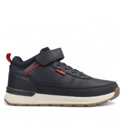 Botines Levi's ascot fresh negros con velcro y cordón - Querol online