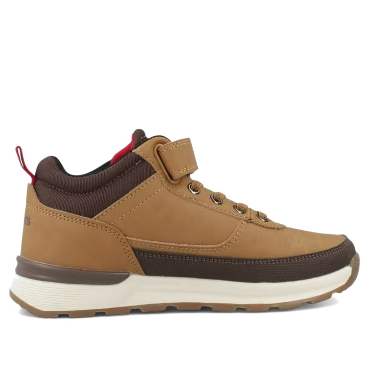 Botines Levi's ascot fresh marrones con velcro y cordón - Querol online