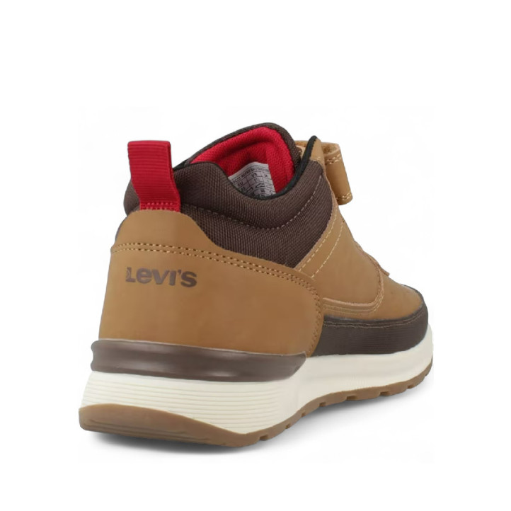 Botines Levi's ascot fresh marrones con velcro y cordón - Querol online
