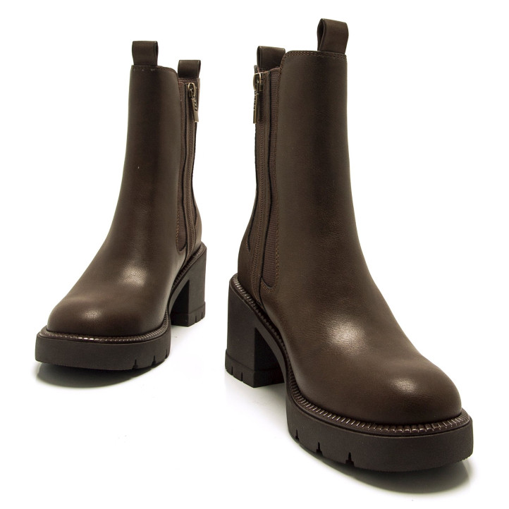 BOTINES DE MUJER MUSTANG PRAGA MARRON 55343 61013 - Querol online