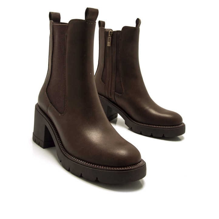 BOTINES DE MUJER MUSTANG PRAGA MARRON 55343 61013 - Querol online