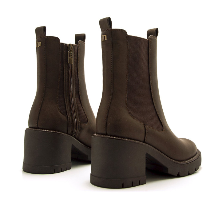 BOTINES DE MUJER MUSTANG PRAGA MARRON 55343 61013 - Querol online