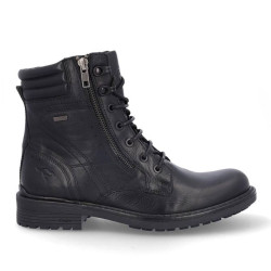 Botins Kangaroos negres amb cordons i cremallera interior i exterior waterproof - Querol online