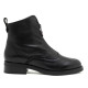 BOTINES DE PIEL NEGROS CON CREMALLERA CENTRAL BEATRIZ PORRONET - Querol online