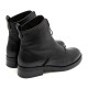 BOTINES DE PIEL NEGROS CON CREMALLERA CENTRAL BEATRIZ PORRONET - Querol online