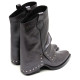 BOTAS DOBLE FAZ DE PIEL MOKA CON TACHUELAS FAITH PORRONET - Querol online