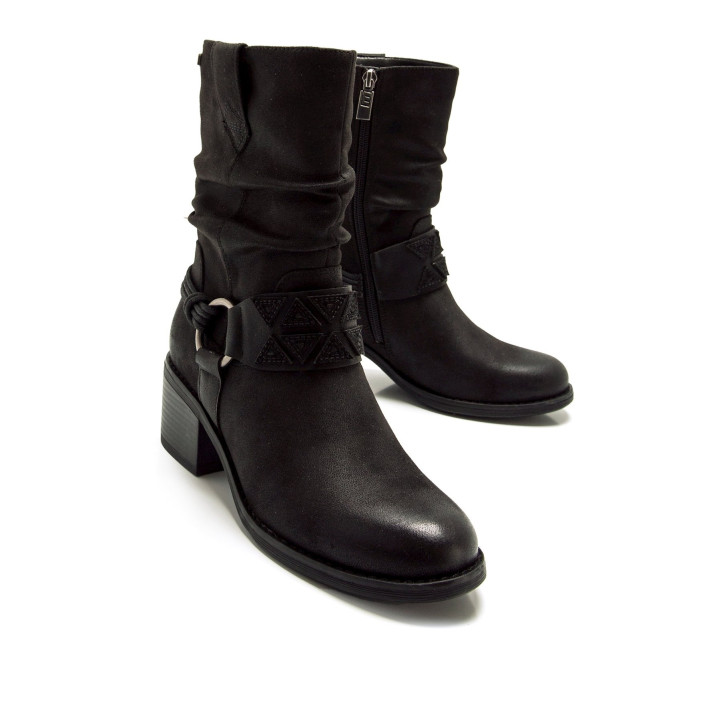 BOTINES DE MUJER MUSTANG PERSEA H NEGRO 54666 61398 - Querol online