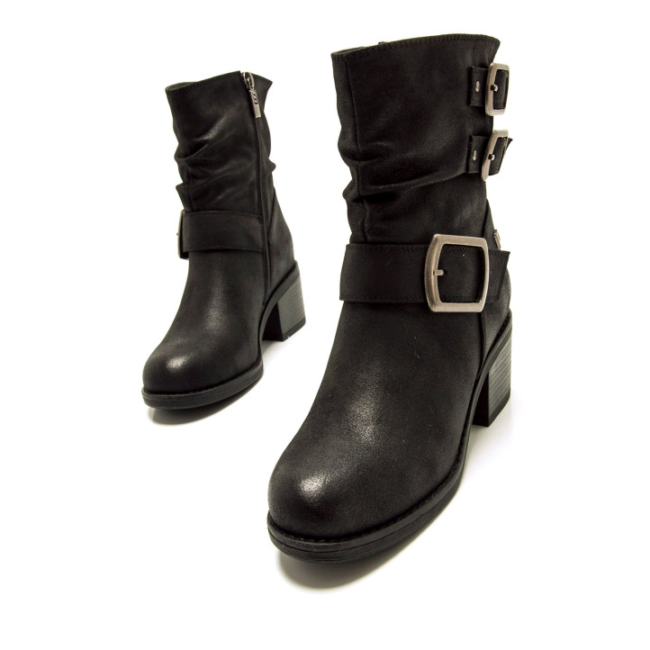 BOTINES DE MUJER MUSTANG PERSEA H NEGRO 54664 61590 - Querol online