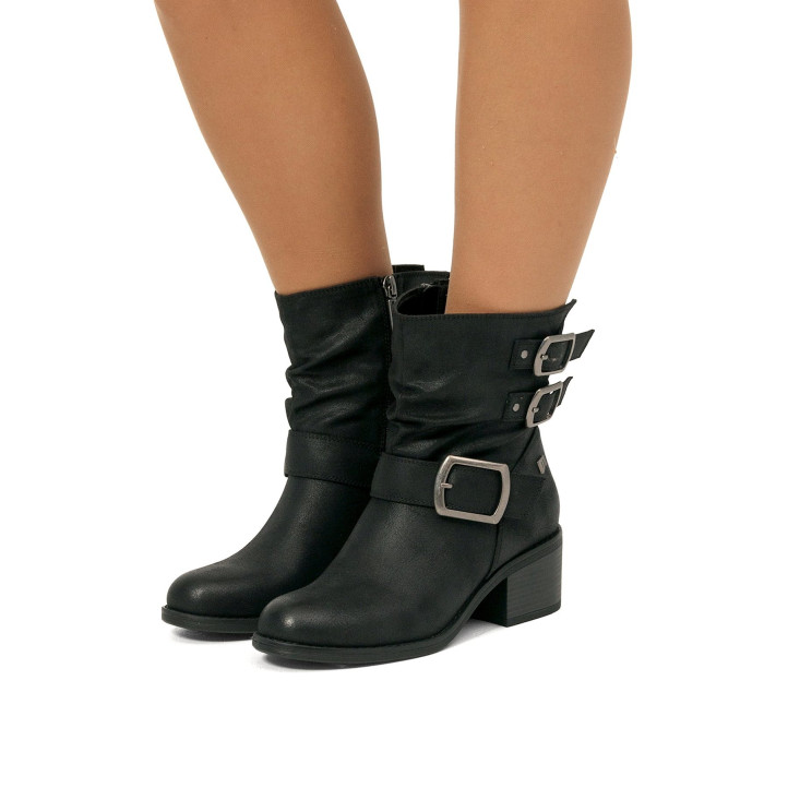 BOTINES DE MUJER MUSTANG PERSEA H NEGRO 54664 61590 - Querol online