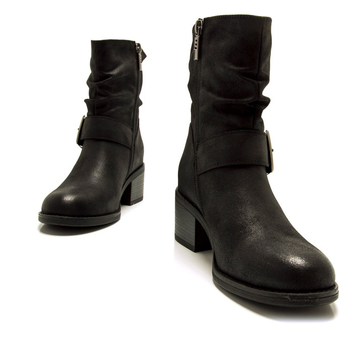 BOTINES DE MUJER MUSTANG PERSEA H NEGRO 54664 61590 - Querol online