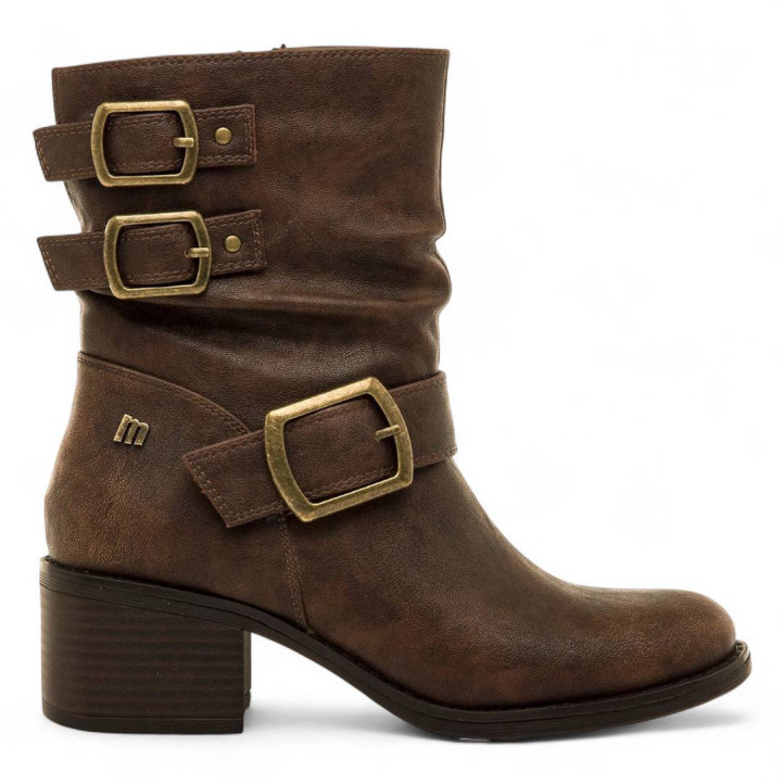 BOTINES DE MUJER MUSTANG PERSEA H MARRON 54664 60997 - Querol online