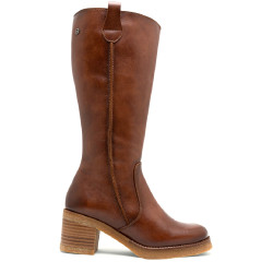 BOTAS DE PIEL CON CREMALLERA CUERO MAR PORRONET - Querol online