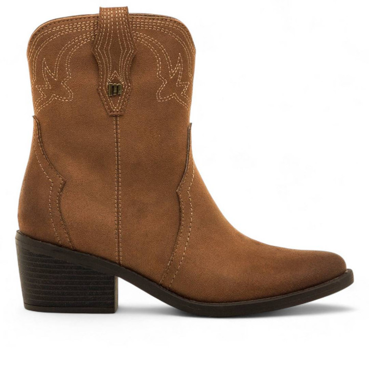 BOTINES DE MUJER MUSTANG TANUBIS MARRON 54910 61404 - Querol online