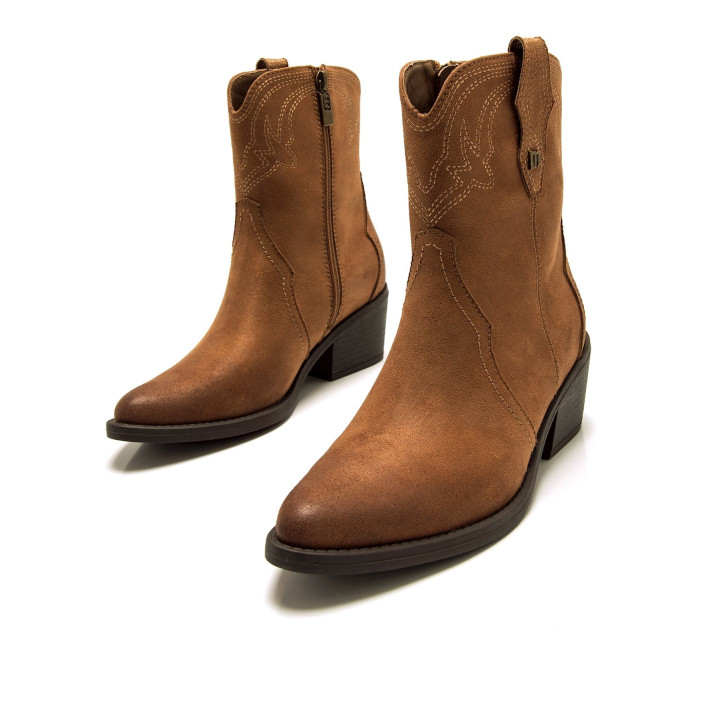 BOTINES DE MUJER MUSTANG TANUBIS MARRON 54910 61404 - Querol online