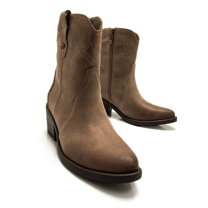 BOTINES DE MUJER MUSTANG TANUBIS MARRON 54910 61406 - Querol online