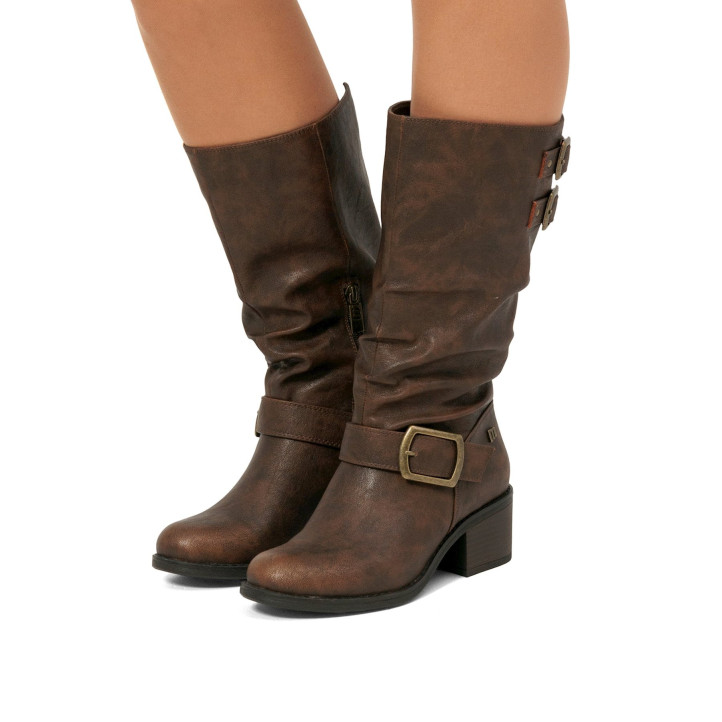 BOTAS DE MUJER MUSTANG PERSEA H MARRON 54663 61396 - Querol online