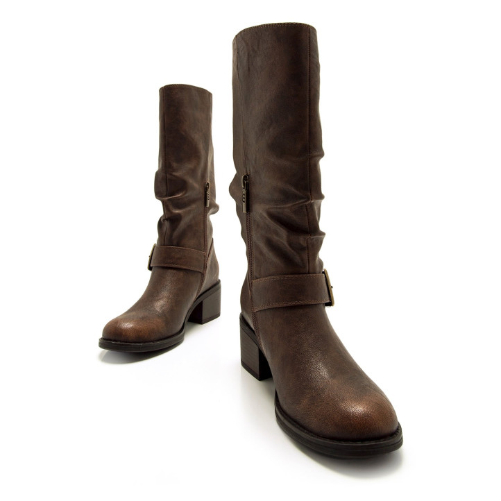 BOTAS DE MUJER MUSTANG PERSEA H MARRON 54663 61396 - Querol online