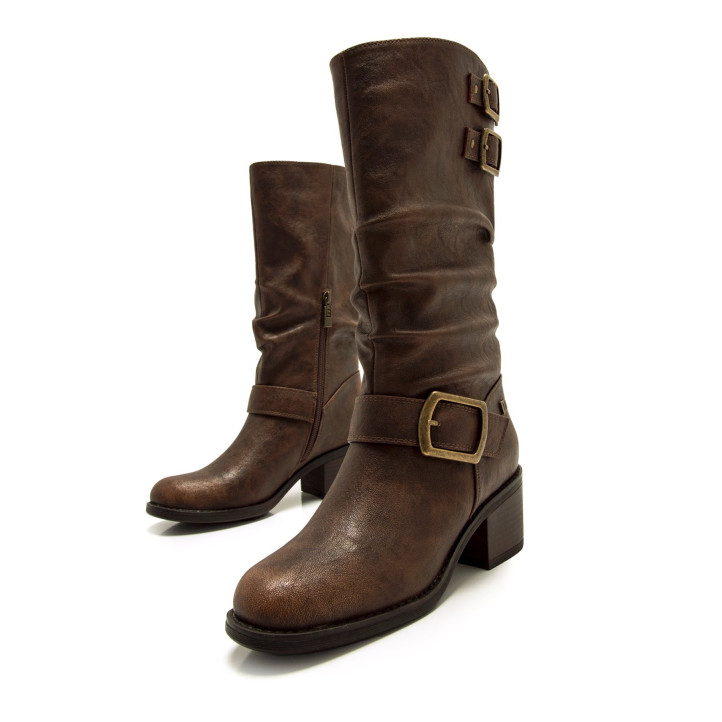 BOTAS DE MUJER MUSTANG PERSEA H MARRON 54663 61396 - Querol online