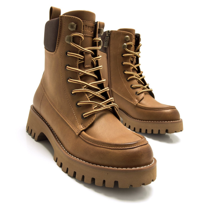 BOTINES DE MUJER MUSTANG LENOX MARRON 53241 60987 - Querol online