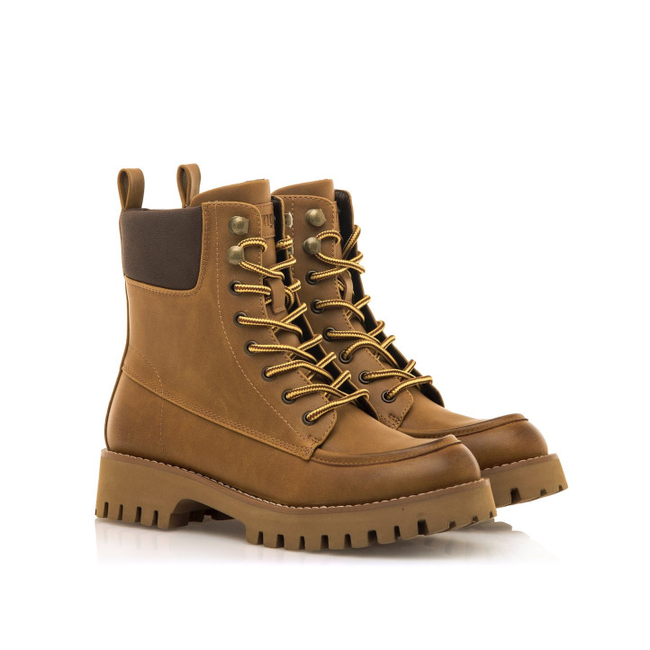 BOTINES DE MUJER MUSTANG LENOX MARRON 53241 60987 - Querol online