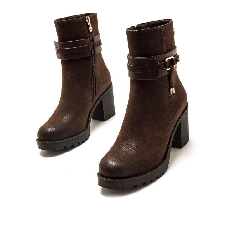 BOTINES DE MUJER MARIAMARE 63617 MARRON 63617 61482 - Querol online